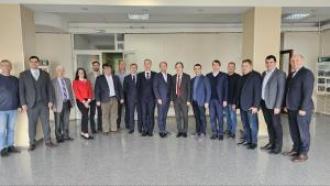 Делегация Тюменской области с сотрудниками ИВМиМГ СО РАН